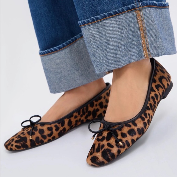 SCHUTZ Shoes - NEW SCHUTZ Arrisa Leopard Ballet Flats